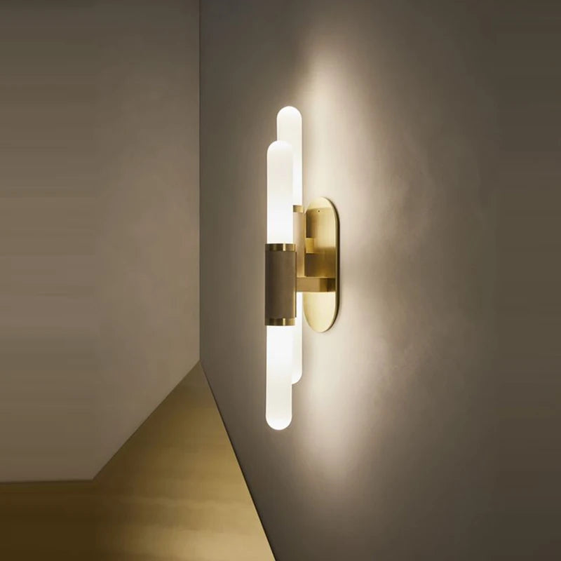 Nordique Designer De Luxe Restaurant Chambre Chevet Applique Moderne Fond Mur Modèle Chambre Applique Simple LED Lumière Décorative