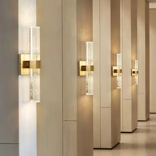 Modern Up and Down Wall Lamp for Home Bedroom Bedside Living Room Aisle Hallway Stair Wall Sconce Light 10W 110V 220V  Gold - vue 4 sur 7