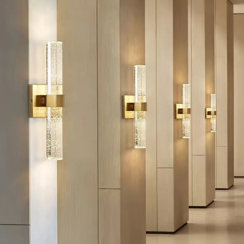 Modern Up and Down Wall Lamp for Home Bedroom Bedside Living Room Aisle Hallway Stair Wall Sconce Light 10W 110V 220V  Gold - vue 3 sur 7