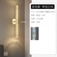 applique murale led double tête moderne cristal bulle