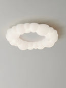 lampe nuage moderne led design anneau nordique éclairage lustre