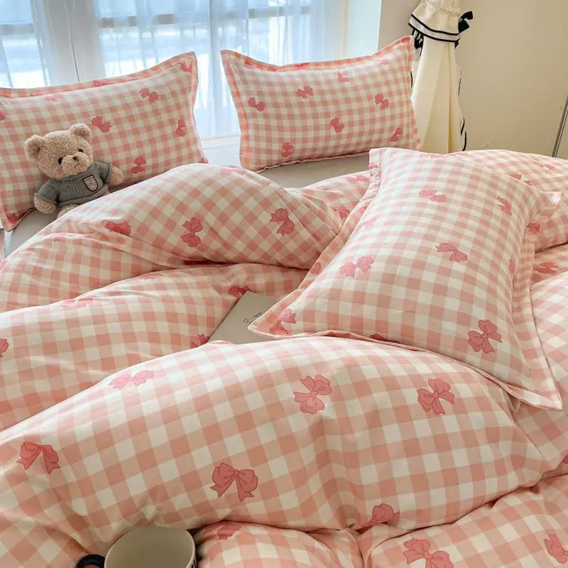 parure de lit nordique housse taies drap plat collection 2025