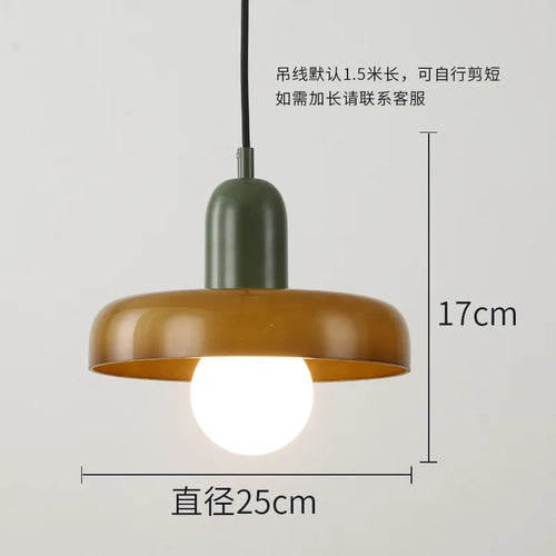 lampe suspendue en verre nordique pour décoration intérieure - vue 11 sur 30