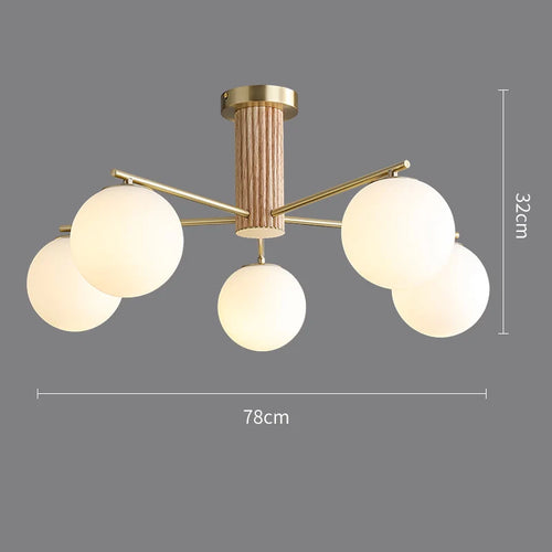 lustre japonais en cuivre style rétro médiéval pour intérieur élégant - vue 11 sur 13