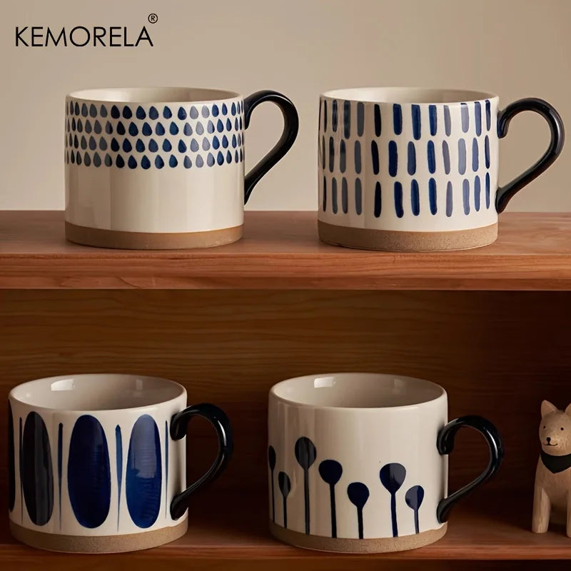Tasse japonaise en céramique design minimaliste bureau maison - vue 3 sur 7