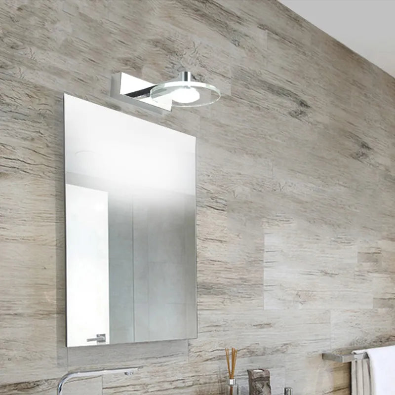 Applique led acrylique miroir 5w anti-buée salle bain