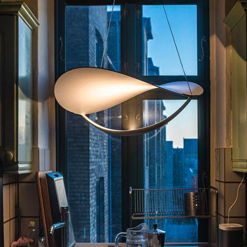lampe led suspendue en métal design italien moderne décorative