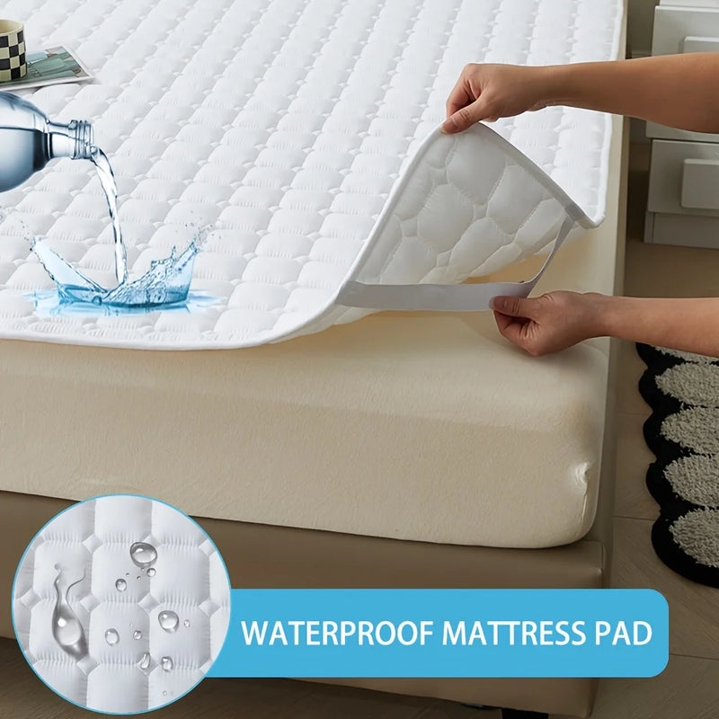 housse matelassée imperméable et respirante pour matelas simple et double