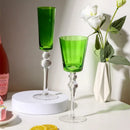 Verre champagne festif cristal ciselé coupe élégante réception