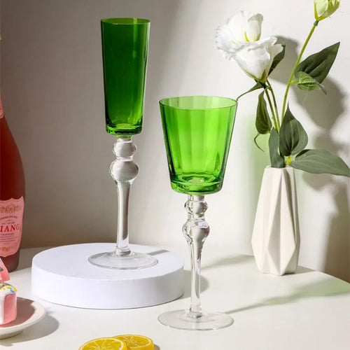 Verre champagne festif cristal ciselé coupe élégante réception