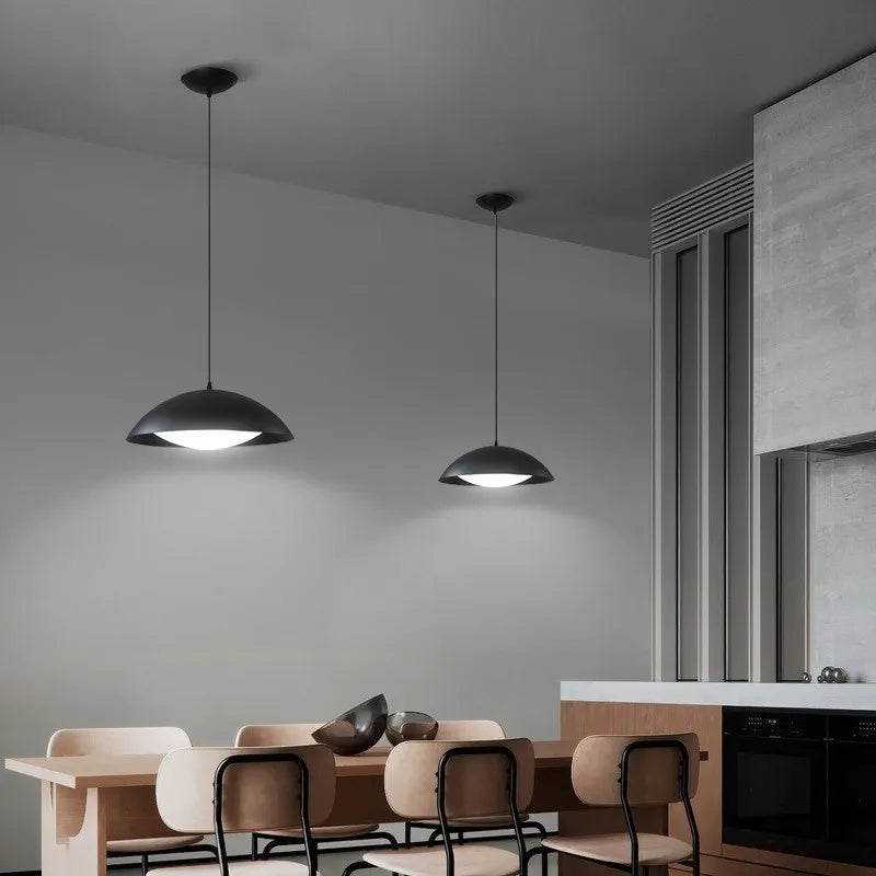 Suspension LED au design nordique moderne en fer