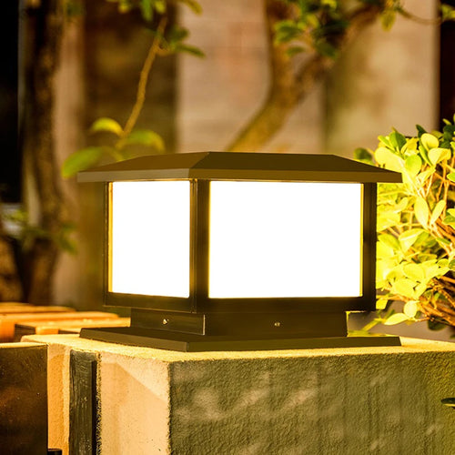 colonne lumineuse solaire à led avec télécommande pour extérieur - vue 8 sur 8