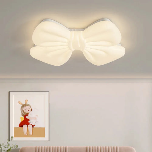 plafonnier led à nœud romantique pour petite fille - vue 3 sur 8