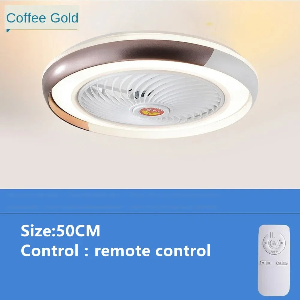 ventilateur de plafond intelligent bluetooth avec lumière télécommande - vue 15 sur 16