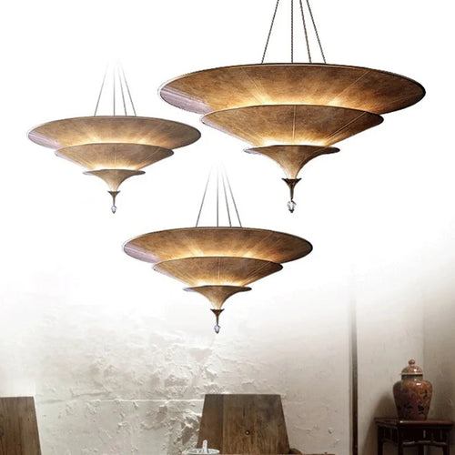 lustre bouddhiste asiatique pour décoration d'intérieur élégant - vue 4 sur 8