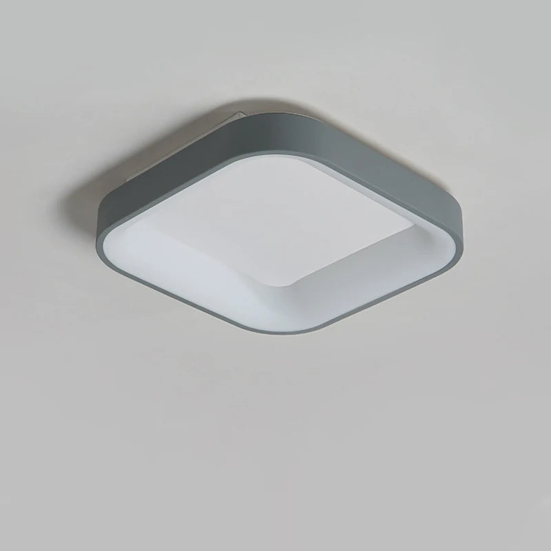 plafonnier led moderne carré minimaliste pour éclairage intérieur - vue 6 sur 9