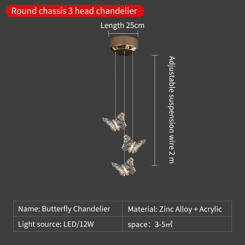 suspension en cristal nordique à led pour décoration moderne - vue 16 sur 18