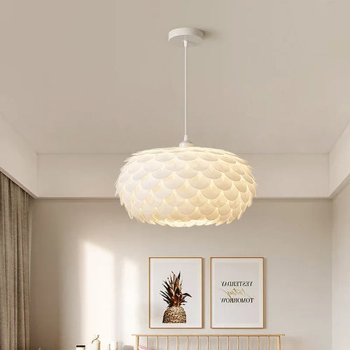 lustre à led en forme de poisson nordique pour décoration intérieure - vue 3 sur 9