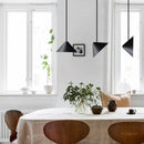 suspension LED design nordique moderne en fer multi-angles décorative
