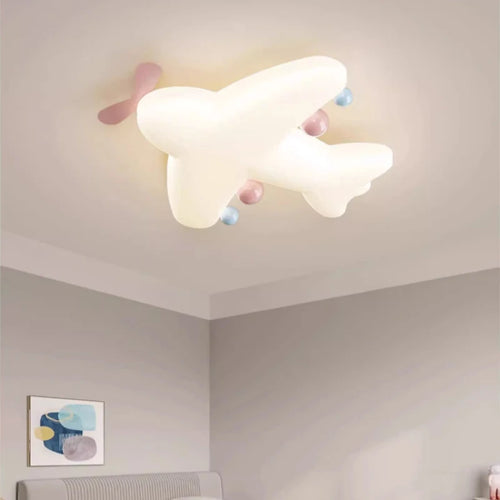 plafonnier mignon en forme d'avion pour enfant romantique et simple - vue 3 sur 8
