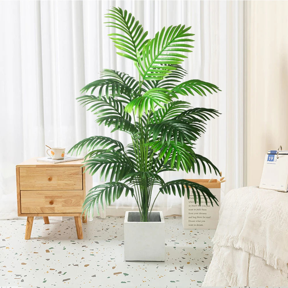 grand palmier tropical artificiel pour décoration intérieure et extérieure - vue 4 sur 8