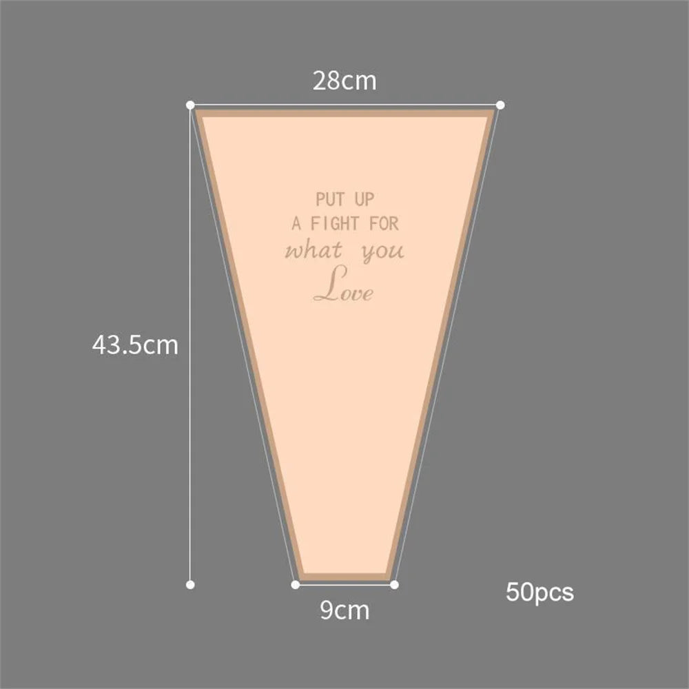 lot de 50 sachets imperméables pour roses à offrir pour la saint valentin - vue 11 sur 18