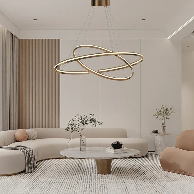 lampe led design moderne à suspendre pour intérieur