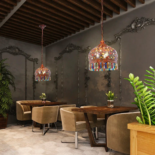 suspension en cristal thaïlandais pour décoration intérieure et extérieure - vue 7 sur 6