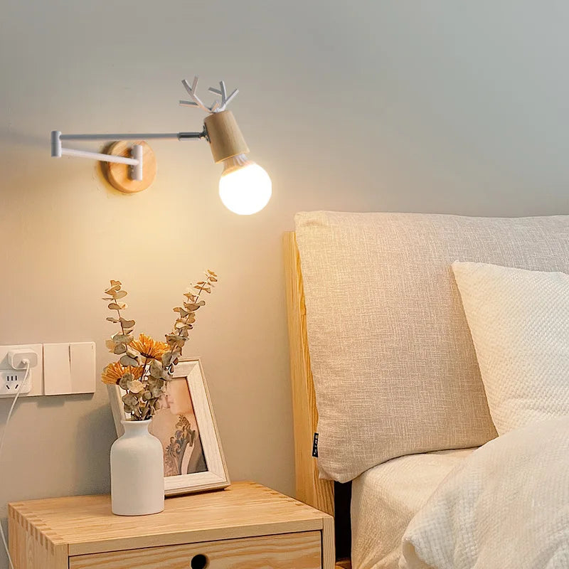 applique murale rétractable moderne pour lecture et étude - vue 5 sur 13