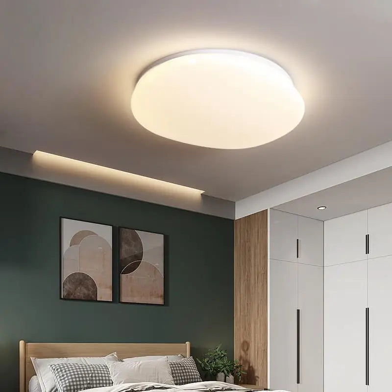 plafonnier led de style nordique avec simplicité créative - vue 6 sur 12