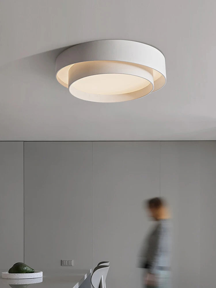 plafonnier rond moderne led design pour divers espaces - vue 6 sur 8