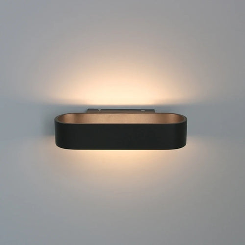 Aluminum LED Wall Lamp, Modern and Minimalist Indoor Lighting, Bedside Decorative Lamp, Corridor Wall Lamp, 12W - vue 9 sur 8