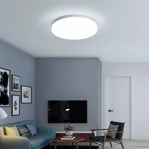 plafonnier led rond multicolore à intensité variable pour intérieur - vue 2 sur 5