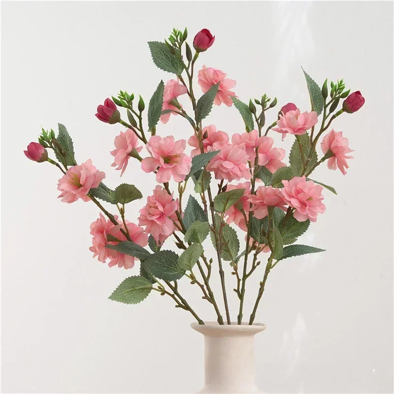 bouquet de roses artificielles en soie pour décoration intérieure - vue 8 sur 11