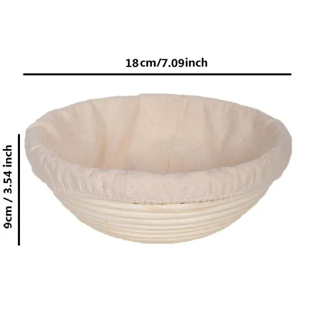 corbeille à pain en rotin panier de fermentation indonésien tissé - vue 12 sur 19