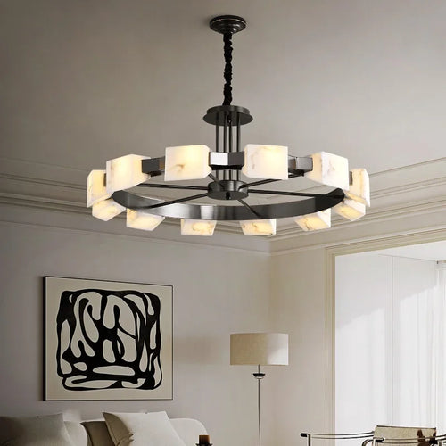 suspension moderne en marbre espagnol pour intérieur élégant - vue 4 sur 10
