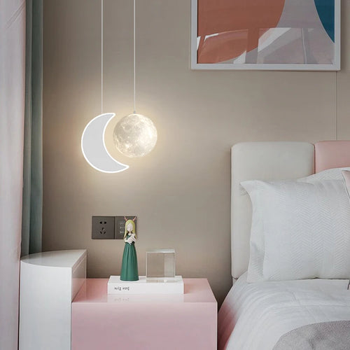 suspension led design dessin animé pour chambre d'enfant