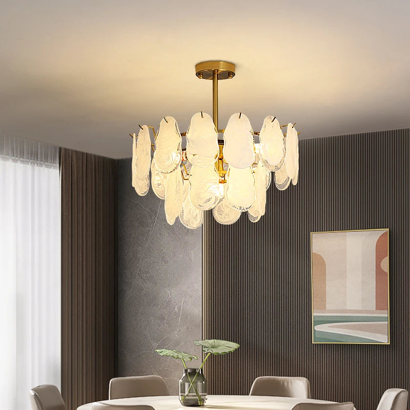 suspension rétro en verre moderne pour décoration intérieure 2024 - vue 4 sur 11