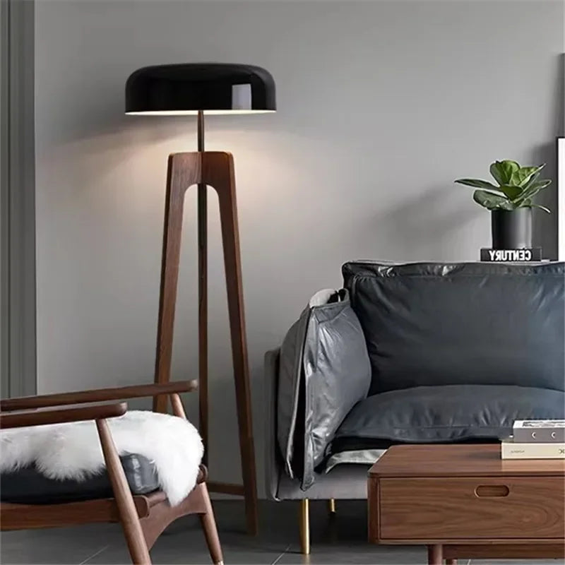 Lampadaire classique en bois