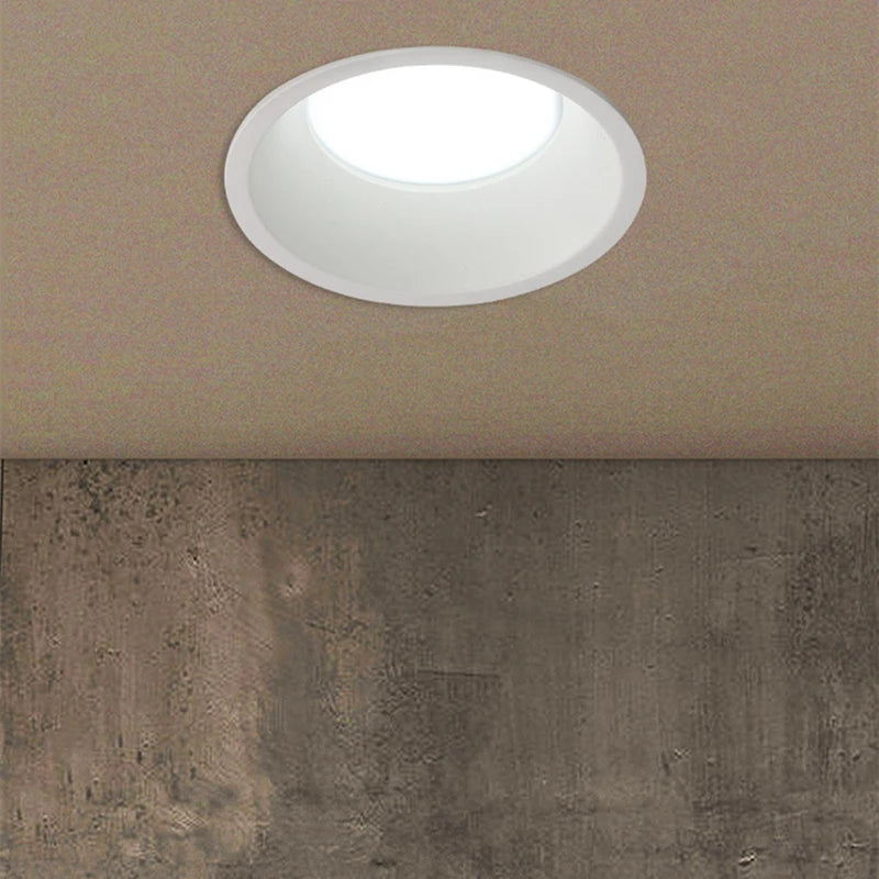 plafonnier led dimmable encastré pour éclairage intérieur design moderne - vue 6 sur 10