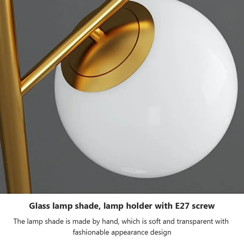 lampadaires ronds led minimaliste e27