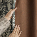 Rideau occultant floral élégant pour chambre salon intérieur