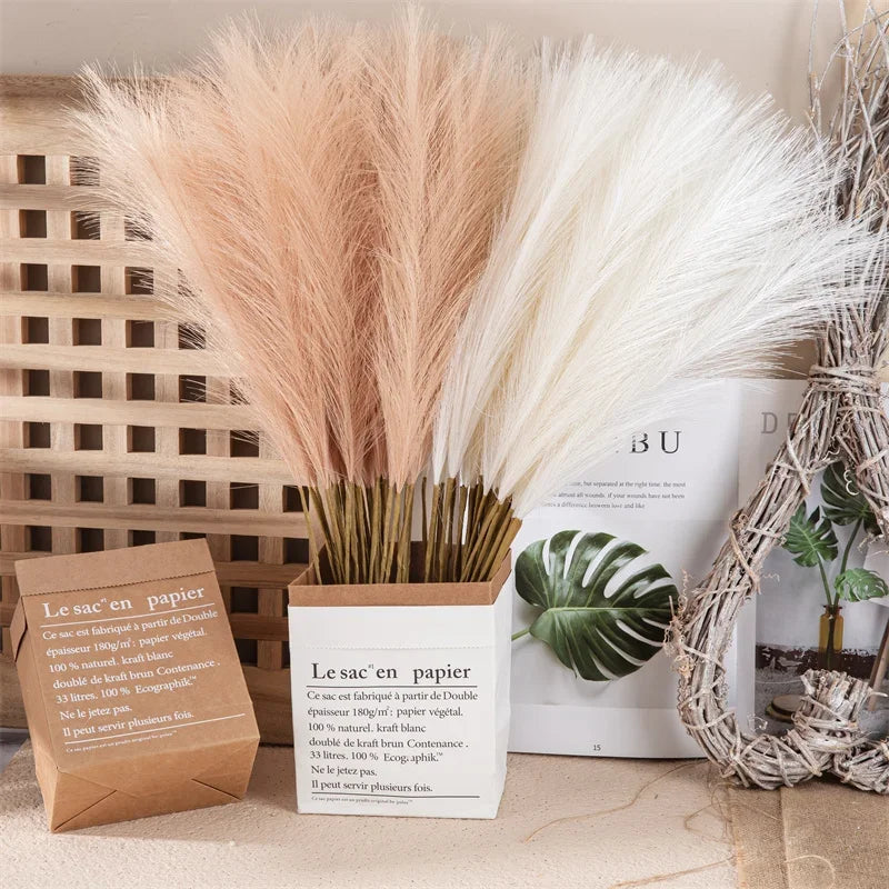 lot de 10 fleurs artificielles pour décoration bohème et mariage - vue 3 sur 18