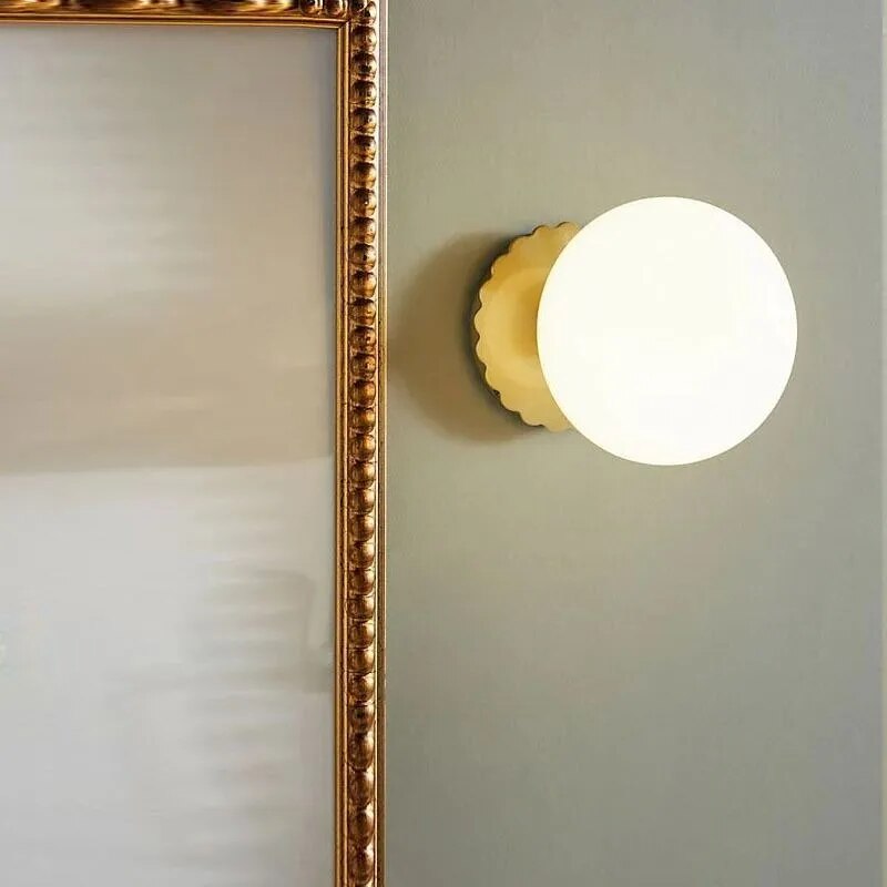 Applique murale LED en verre rétro - vue 4 sur 12