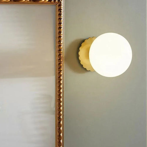 Applique murale led rétro en verre style nordique décorative idéale pour café - vue 4 sur 7