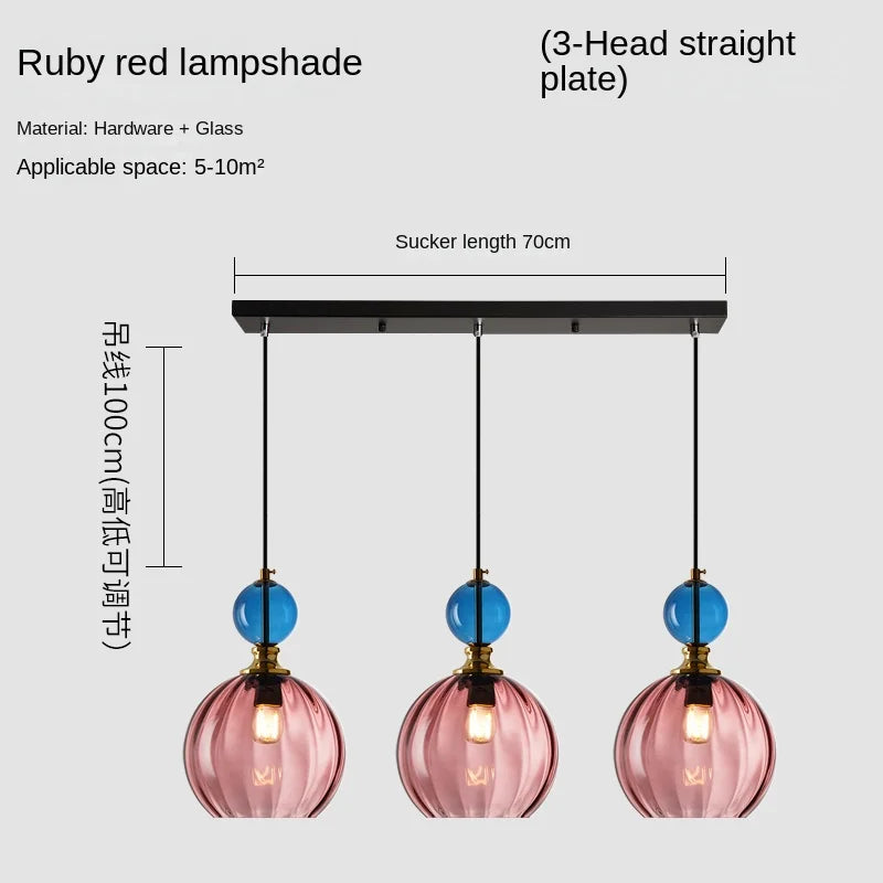 suspension moderne en verre décoratif pour enfants - vue 12 sur 13