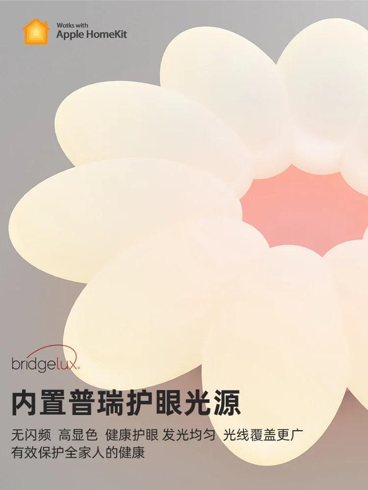 lustre créatif à pétales pour un éclairage chaleureux et apaisant - vue 6 sur 24