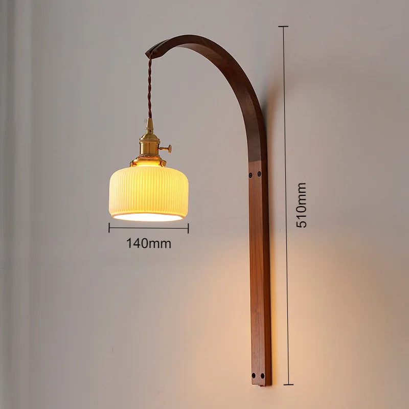 applique murale en bois à led pour décoration intérieure - vue 9 sur 11