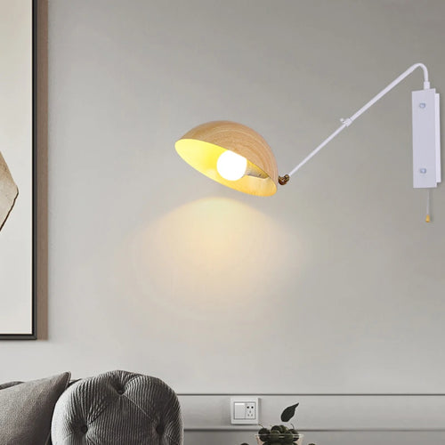 applique murale nordique rétro à bras long design moderne à led - vue 4 sur 10