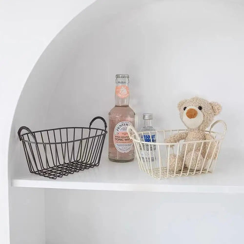 paniers en fil de fer pour rangement et organisation - vue 3 sur 8